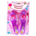 Chaussures de princesse - kim play - enfant - violet - souliers mules accessoire