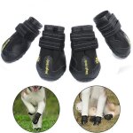 Chaussures de protection pour chiens - swarey - bottes respirantes - noir - taille 8. 0 * 7. 0cm Chaussures de protection pour chiens - swarey - bottes respirantes - noir - taille 8. 0 * 7. 0cm