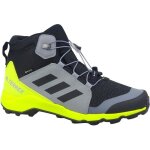 Chaussures de randonne adidas terrex frozetrack mid cw cp gris - noir - mixte / enfant - respirant