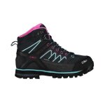 Chaussures de randonne cmp moon mid wp pour femme - noir