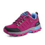 Chaussures de randonne femme sneakers confortable outdoor belles filles rose