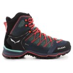 Chaussures de randonn�e salewa ws mtn trainer lite mid gtx - bleu - femme - randonn�e - montagne - respirant ...