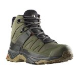Chaussures de randonn�e salomon x ultra mid 4 gtx - homme - vert - respirant