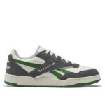 Chaussures reebok bb 4000 ii gris - homme / adulte - cuir - lacets - plat