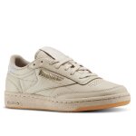 Chaussures de fitness pour femme - reebok club c 85 diamond - beige - indoor