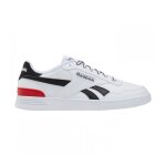 Chaussures - reebok - court advance clip - blanc - cuir - lacets