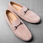 Chaussures richelieu homme en daim respirant - beige mr?