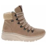 Chaussures rieker 4803420 marron - femme / adulte - lacets - plat - basse - cuir