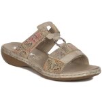 Chaussures rieker 659x690 - femme - beige - cuir