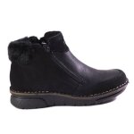 Chaussures rieker 7335200 noir - femme / adulte - cuir - lacets