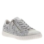 Chaussures - rieker - gris - cuir - talon plat - femme