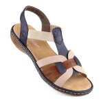 Chaussures rieker rkr662 - femme - noir - synth�tique - talon plat - 2 cm