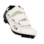 Chaussures route 3 bandes auto agrippantes flr pro f35 - blanc - homme - v�lo sur route - cycle