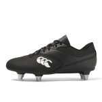 Chaussures de rugby enfant - canterbury - phoenix raze sg - noir - mixte - terrain gras Chaussures de rugby enfant - canterbury - phoenix raze sg - noir - mixte - terrain gras