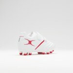 Chaussure de rugby - gar�on - gilbert - sidestep x20 - blanc / rouge - taille 33 - crampons moul�s