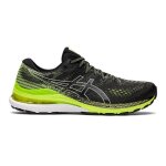 Chaussures de running asics gel kayano 28 noir / jaune homme - rgulier - drop 10 mm