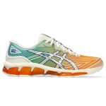Chaussure running asics gel - quantum 360 vii homme - beige - drop 10mm - amorti gel - tige en maille ...