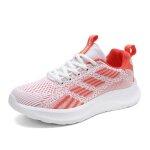 Chaussures de running baskets sneakers femme lgret respirante sport confort jogging - blanc - fuchsia ...