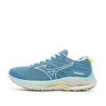 Chaussures de running bleu femme mizuno wave rider
