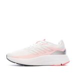 Chaussures de running femme adidas run the world - blanc / rose - lightmotion + - geofit matelass