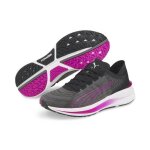 Chaussures de running de running femme puma electrify nitro - noir / gris fonc / violet - 37