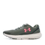 Chaussures de running gris / rose femme under armour surge 3