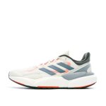 Chaussures de running blanches / gris homme adidas solarboost 5