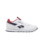 Chaussures de running junior reebok classics leather - blanc / bleu fonc� / rouge - confortable et durable ...