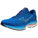 Chaussures de running - mizuno - wave rider 26 - bleu - mixte - drop 12mm