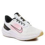 Chaussures de running nike air winflo 9 pour femme - noir blanc rose - usage rgulier