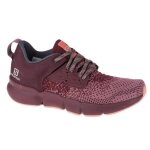 Chaussures de running salomon predict soc w cerise pour femme - respirantes - route
