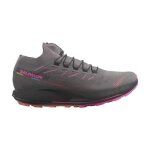 Chaussures running - salomon - pulsar trail pro 2 - gris / rose / noir - mousse energy foam - collier ...