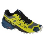 Chaussures de running - salomon - speedcross 5 - homme - gris bleu jaune Chaussures de running - salomon - speedcross 5 - homme - gris bleu jaune