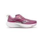Chaussure de running - saucony - ride 17 femme - amorti dynamique - drop 8mm - rose