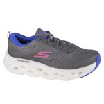 Chaussures de running - skechers - go run swirl tech - gris - femme / adulte - rgulier