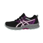 Chaussures running trail pre venture 9 gs - asics - noir - mixte - running - enfant - rgulier - trail ...