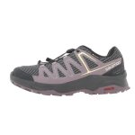 Chaussures de running trail - salomon - custer gtx w - noir - adhrence contagrip - systme quiklace