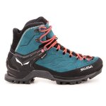 Chaussures de randonne salewa mtn trainer mid gtx turquoise pour femme - respirantes