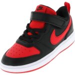 Chaussures scratch court borough - nike - enfant garon - noir - serrage scratch