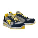 Chaussures de scurit basses - diadora - run net airbox low s1p src - cuir - bleu - homme