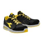 Chaussures de scurit - diadora - run net airbox low s1p src - cuir noir - homme - taille 42