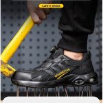 Chaussures de scurit pour hommes avec bout en acier et bottes de travail indestructibles rsistantes ...