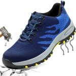 Chaussures de s�curit� l�g�res et respirantes pour hommes et femmes - bleu