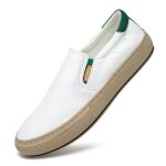 Chaussures de skate - classiques pour hommes - blanc - talon plat - l�g�res - �t�