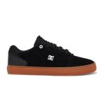 Chaussure de skate - dc shoes - hyde - homme - noir - lacets - plat - synthtique