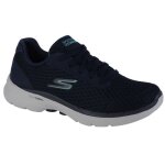 Chaussures de running femme - skechers - go walk 6 iconic vision - confortables - l�g�res - noir