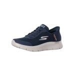Chaussures skechers - homme - go walk flex - lacets - bleu