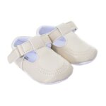 Chaussures souples � fermeture auto - adh�sive lpg25208 pour b�b�s - beige