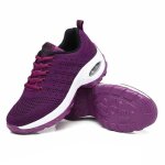 Chaussure de sports femme - insfity - running - violet fonc� - respirant - antid�rapant