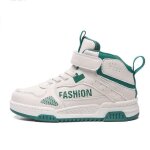 Chaussures de sport montantes en cuir dautomne et dhiver pour garçons et filles Chaussures de sport montantes en cuir dautomne et dhiver pour garçons et filles